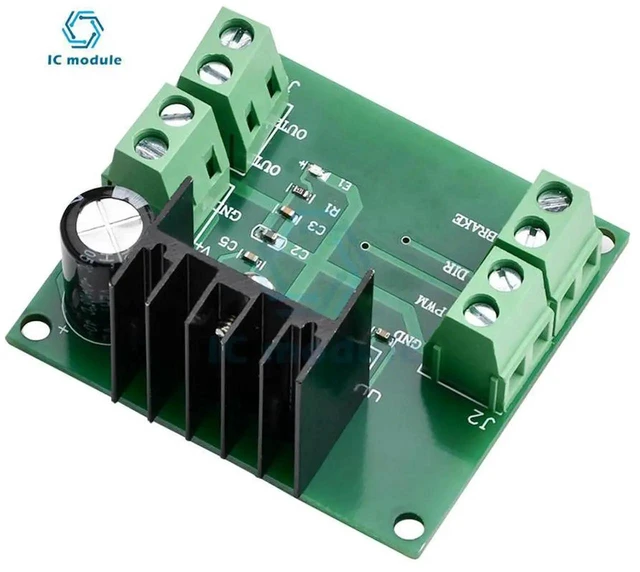 Alt view image 2 of 3 - AJMRTC LMD18200T DC Motor Driver Module, 3A 75W SingleChannel PWM Speed Adjustable Motor Driver Board for DC Motor Control Electronic DIY Experiment Projects