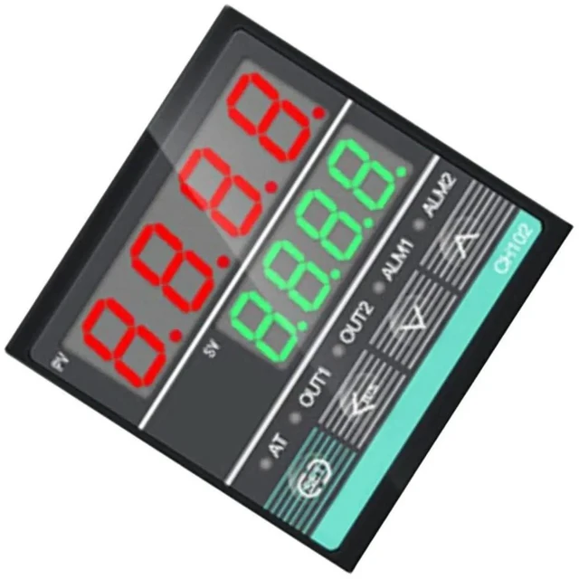 Main image of AJMRTC CH102 Digital PID Temperature Controller Dual Output 220VAC Industrial Thermostat for Dryers, Ovens, Injection Molding Machine and Other Industrial Temperature Control Systems