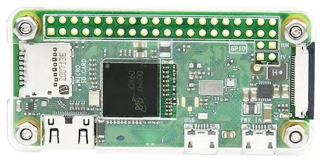 Alt view image 4 of 6 - AJMRTC Yahboom Clear Acrylic Shell Cover for Raspberry Pi Zero W, Supports Heat Sink, Camera Module & TF Card Installation, Transparent Protective Enclosure for DIY Embedded Project Development