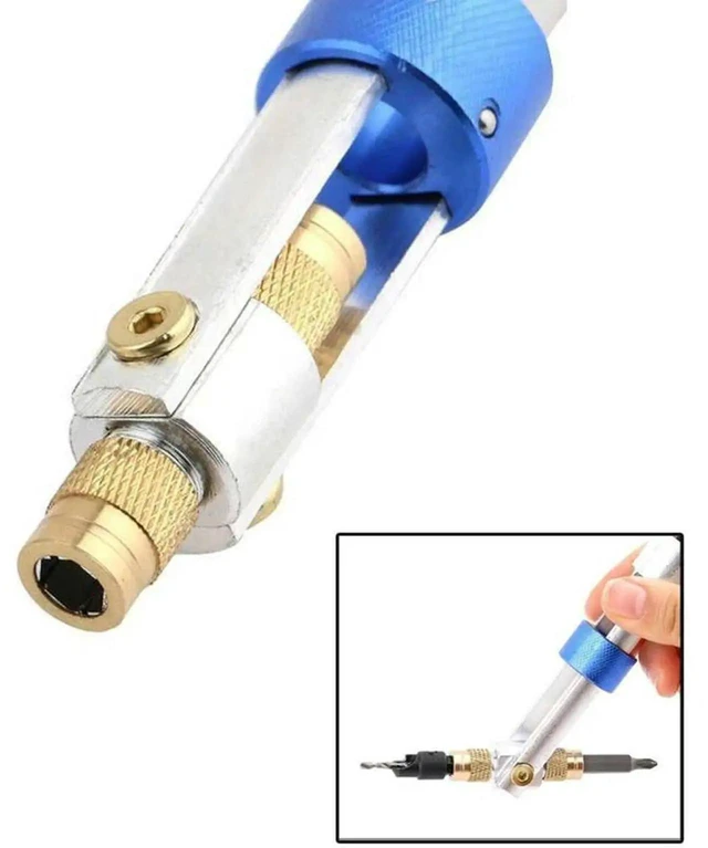Alt view image 2 of 3 - AJMRTC 18Pieces Drill Bits Set with HalfTime Flip Drive Drill Driver, MultiPurpose Drill & Screwdriver Bit Kit with Storage Plastic Box for Household Drilling and Driving Tasks