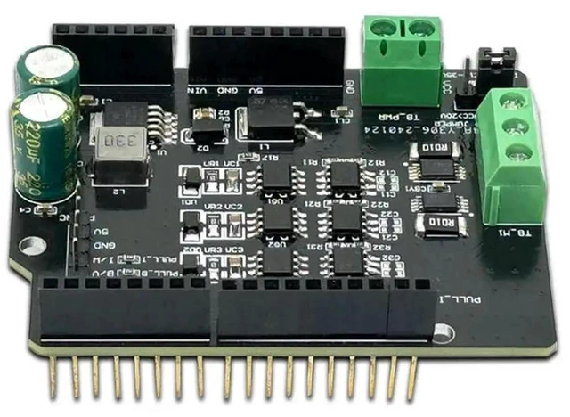 Alt view image 3 of 3 - AJMRTC SimpleFOC Shield V2.0.4 BLDC Motor Controller Board, FOC Driver Module with IR2104 & INA240 CurrentSense IC, Compatible with STM32 NANO Controller for 3Phase Brushless Motor Robotics DIY