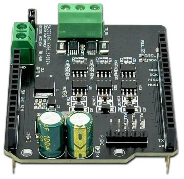Alt view image 2 of 3 - AJMRTC SimpleFOC Shield V2.0.4 BLDC Motor Controller Board, FOC Driver Module with IR2104 & INA240 CurrentSense IC, Compatible with STM32 NANO Controller for 3Phase Brushless Motor Robotics DIY