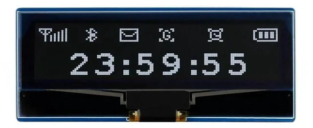 Main image of AJMRTC 2.23Inch OLED Display Module for Raspberry Pi Pico, 128×32 Pixels OLED Screen, SPI I2C DualInterface Display Module for Pico Embedded DIY Maker Electronic Projects