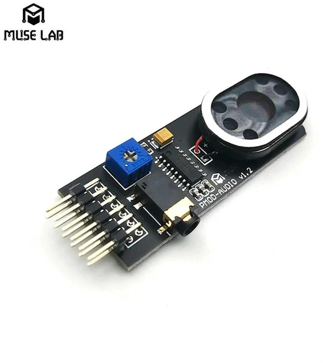 Alt view image 2 of 3 - AJMRTC PMODAUDIO FPGA Expansion Board for ICESugar, Standard PMOD Interface DualChannel Stereo Audio Output Module with Adjustable Volume Potentiometer for FPGA Audio DSP Development Projects