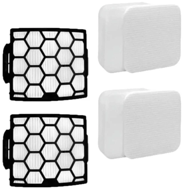 Alt view image 3 of 3 - AJMRTC Replacement Vacuum Filter Set Compatible with Shark LA300 LA802 LA302 LA502, Foam & Felt Filter Kit, 2 Pcs Each Type, Household Vacuum Cleaner Accessory for Vacuum Maintenance