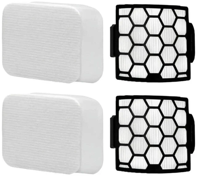 Alt view image 2 of 3 - AJMRTC Replacement Vacuum Filter Set Compatible with Shark LA300 LA802 LA302 LA502, Foam & Felt Filter Kit, 2 Pcs Each Type, Household Vacuum Cleaner Accessory for Vacuum Maintenance