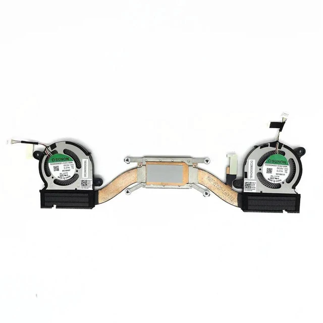 Alt view image 2 of 3 - AJMRTC Laptop CPU Cooling Heatsink Assembly with Fan 0G4WF7 G4WF7, Complete Cooler Radiator Replacement for XPS 13 9300 9310 Notebook, Internal Thermal Module Repair Spare Parts
