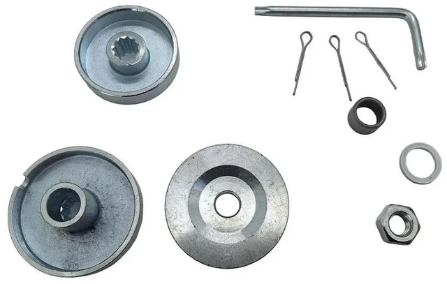 Main image of AJMRTC Brush Trimmer Head Conversion Kit for Echo SRM225 SRM225i SRM266 SRM280 SRM280S SRM280T SRM2620 SRM2620T, HeavyDuty Blade Adapter Hardware Kit for String Trimmer to Brush Cutter Conver