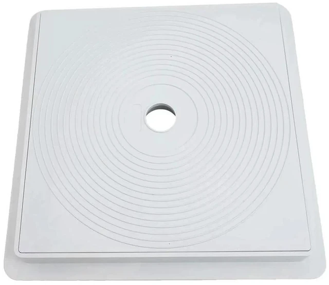 Alt view image 3 of 3 - AJMRTC White Pool Skimmer Extension Collar 25×21.5cm, Pool Equipment Replacement Part for Hayward Medium Skimmer SP1091LX, Durable Garden Swimming Pool Accessory for Skimmer Height Adjustment Repair