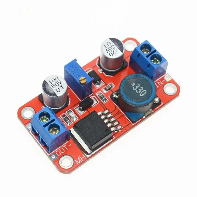 Alt view image 3 of 3 - AJMRTC DC XL6019 Adjustable Boost Module, 5A High Power Voltage StepUp Converter, Upgraded Version of XL6009 LM2577, Ultra Stable Power Boost Module for DIY Electronic Project