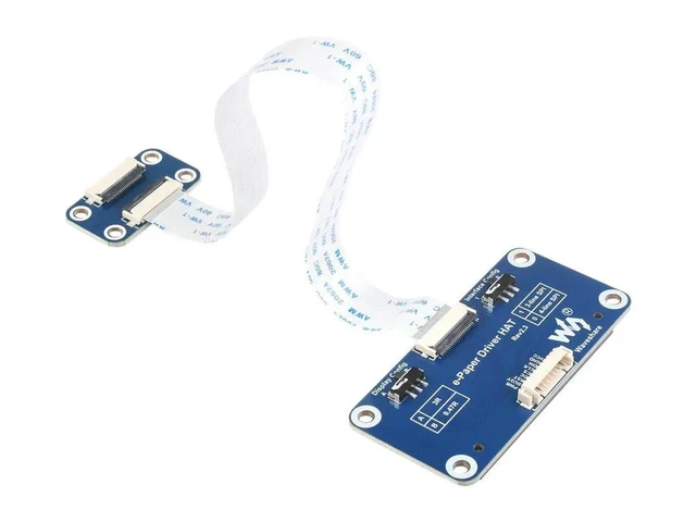 Alt view image 3 of 3 - AJMRTC Universal ePaper Raw Panel Driver HAT, SPI eInk Display Driver Expansion Board for Raspberry Pi Jetson Nano Arduino STM32, Supports Most 3Wire & 4Wire SPI ePaper Raw Panels for Maker Embed