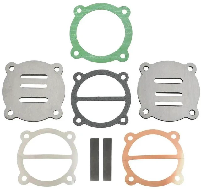 Alt view image 2 of 3 - AJMRTC Valve Plate Set, 62mm Replacement Kit Compatible with 65Type OilFree & OilInjected Air Compressor, Reliable Aftermarket Spare Part for Air Compressor Equipment Repair Maintenance