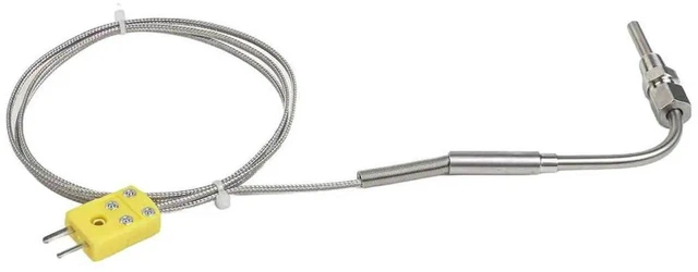 Main image of AJMRTC KType EGT Thermocouple Temperature Controller Sensor, 01250 Measuring Range, Adjustable Pressure Lock & Adjustable Length Probe, 70g Exhaust Gas Temperature Sensing Tool
