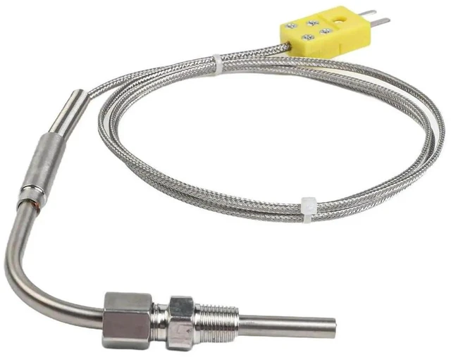 Alt view image 2 of 3 - AJMRTC KType EGT Thermocouple Temperature Controller Sensor, 01250 Measuring Range, Adjustable Pressure Lock & Adjustable Length Probe, 70g Exhaust Gas Temperature Sensing Tool