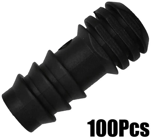 Alt view image 3 of 3 - AJMRTC Seamless Drip Irrigation Connectors, HeavyDuty Fittings for Garden Landscape Watering System, LeakProof Drip Line Couplers for DIY Agricultural & Backyard Irrigation Layout Projects