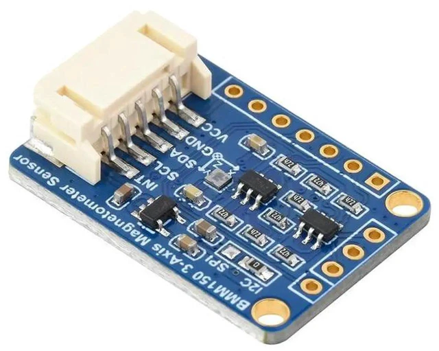 Alt view image 3 of 3 - AJMRTC BMM150 3Axis Magnetometer Sensor Module, Digital Compass Sensor for Precise Magnetic Field Measurement, HighSensitivity Electronic Component for DIY Projects & Navigation Development