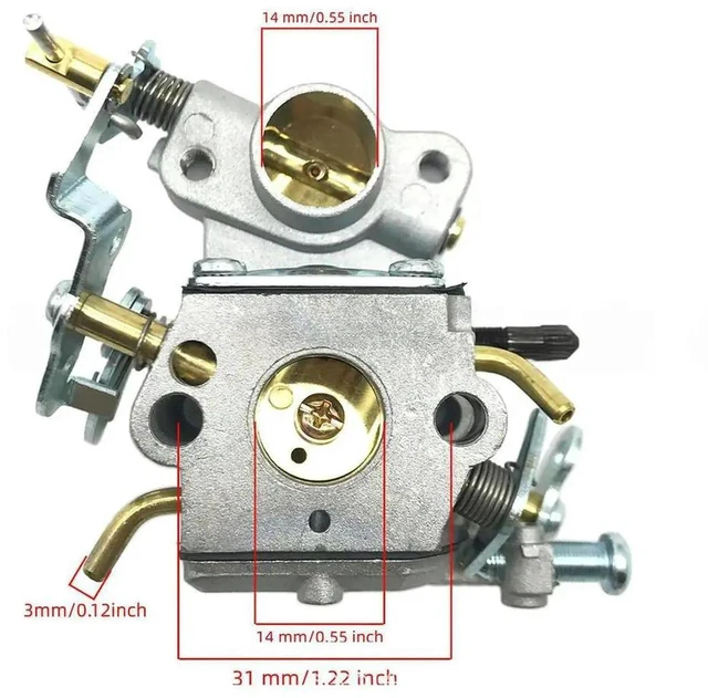 Alt view image 3 of 3 - AJMRTC Carburetor C1MW26 Replacement for Poulan PR4218 PP4218A Chainsaw, Restores Reliable Starting & Smooth Running Performance, DirectFit Aftermarket Chainsaw Carb Repair Accessory