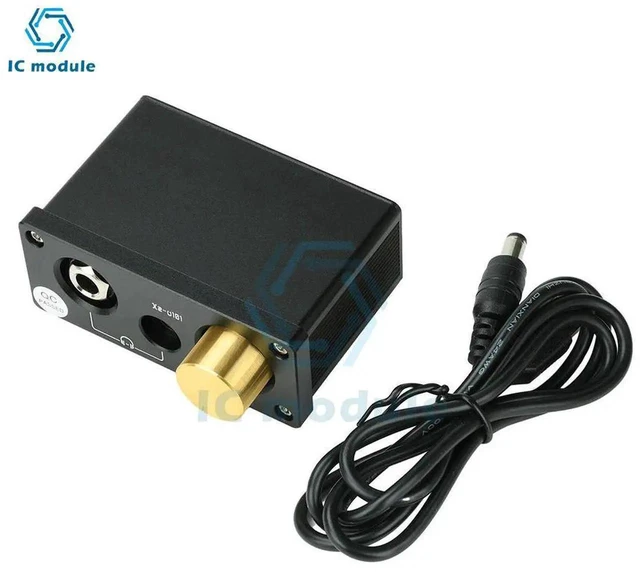 Alt view image 3 of 3 - AJMRTC XZU101 DC 512V Linear Stereo Headphone Amplifier, RCA Input Audio Amp Supports 3.5mm & 6.35mm Headphones, Compact HiFi Amplifier Module for Home Audio System Upgrade Project