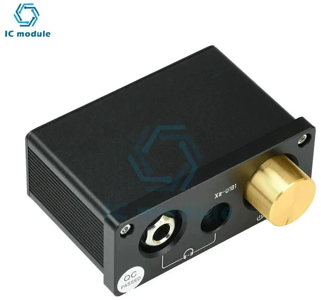 Alt view image 2 of 3 - AJMRTC XZU101 DC 512V Linear Stereo Headphone Amplifier, RCA Input Audio Amp Supports 3.5mm & 6.35mm Headphones, Compact HiFi Amplifier Module for Home Audio System Upgrade Project