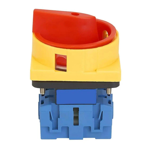 Alt view image 3 of 3 - AJMRTC Padlockable 3Phase Circuit Breaker Switch AC440V, Safe Isolation Disconnect Switch with Fast ONOFF Shutdown, FlameRetardant Housing for Industrial Power Circuit Safety Protection Accessory