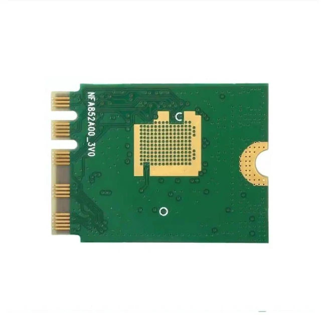 Alt view image 2 of 3 - AJMRTC FNLINK6252MPUB HighSpeed PCIE WiFi6 Combo Module with RTL8852BECG Chip, 2T2R DualBand WiFi + Bluetooth 5.2 M.2 2230 AE Key Network Card for Notebook MiniPC Industrial Host Upgrade