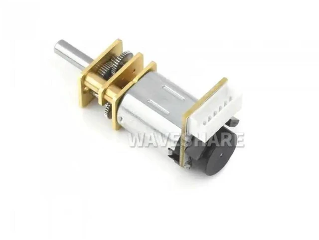 Main image of AJMRTC N20 DC Gear Motor with Magnetic Hall Encoder, AllMetal Gearbox HighPrecision Reduction Motor, LShaped 6PIN Connector for Arduino DIY Robot Automated Motion Control Projects