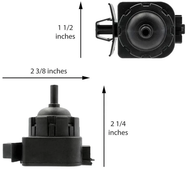 Main image of AJMRTC 134762010 Washing Machine Pressure Switch, Black Plastic Body WaterLevel Sensor Replacement for Electrolux Frigidaire Washer, 12×6×6cm Household Laundry Appliance Repair Spare Part