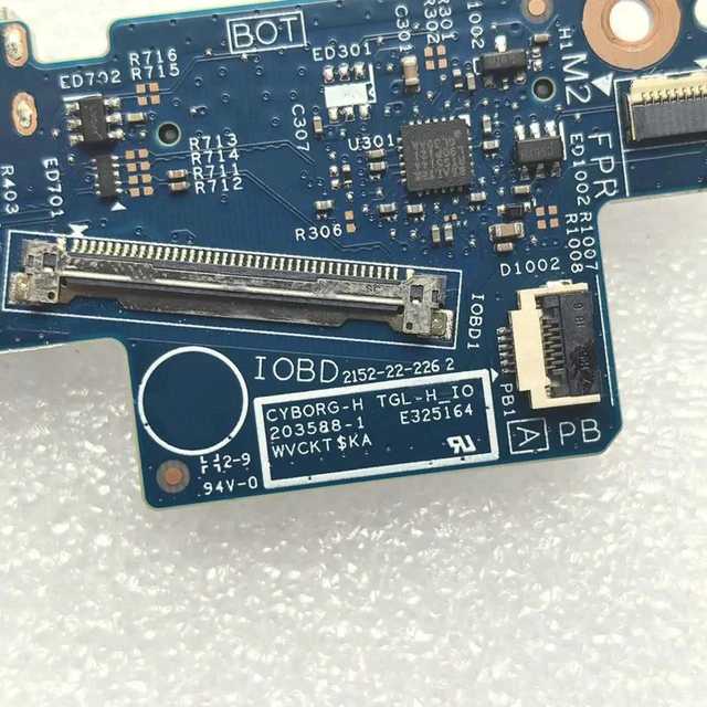 Alt view image 3 of 3 - AJMRTC USB Card Reader I/O Board for Dell Inspiron 16 7610 Laptop, Part Number 0R4KFW CN0R4KFW R4KFW1 0481H8, 100% PreTested Replacement Daughterboard Notebook Repair Spare Part