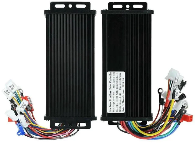 Alt view image 2 of 3 - AJMRTC 800W Sine Wave Brushless EBike Controller, 48V 60V 72V Wide Voltage 35A Current Limiter, Triple Speed Modes Replacement Part for Electric Bicycle EScooter EMotorcycle Brushless Hub Motor
