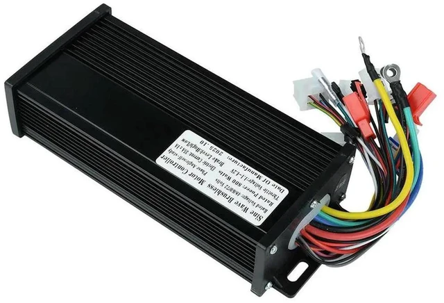 Alt view image 3 of 3 - AJMRTC 800W Sine Wave Brushless EBike Controller, 48V 60V 72V Wide Voltage 35A Current Limiter, Triple Speed Modes Replacement Part for Electric Bicycle EScooter EMotorcycle Brushless Hub Motor