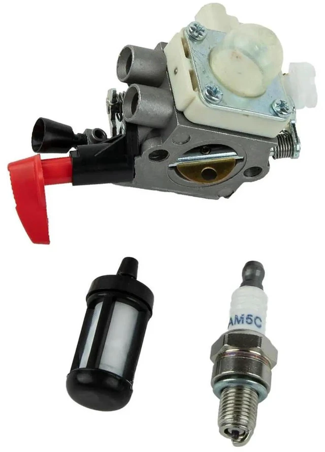 Main image of AJMRTC Carburetor Repair Kit, 2X Gasket & 1X Fuel Filter Set, Delicate Solid Practical Replacement Parts with Long Service Life for Small Engine Equipment Maintenance