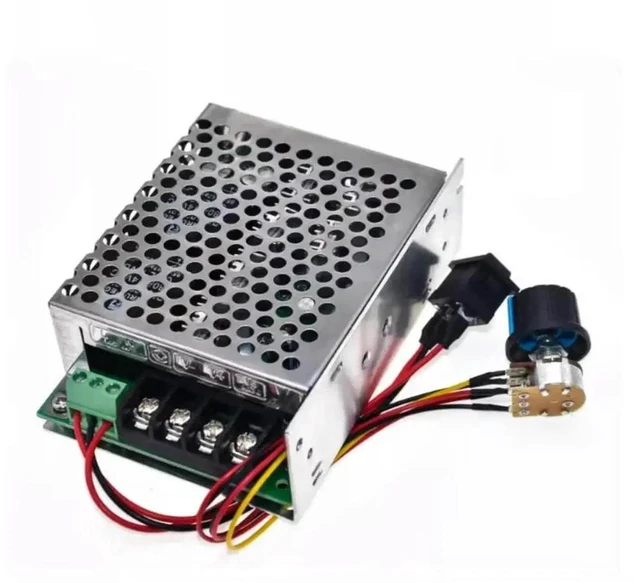Main image of AJMRTC 40A High Power Brushed DC Motor Speed Controller, DC 12V 24V 36V Forward Reverse Speed Regulator, PWM Motor Control Module for Reversible Brushed DC Motor Driving Projects