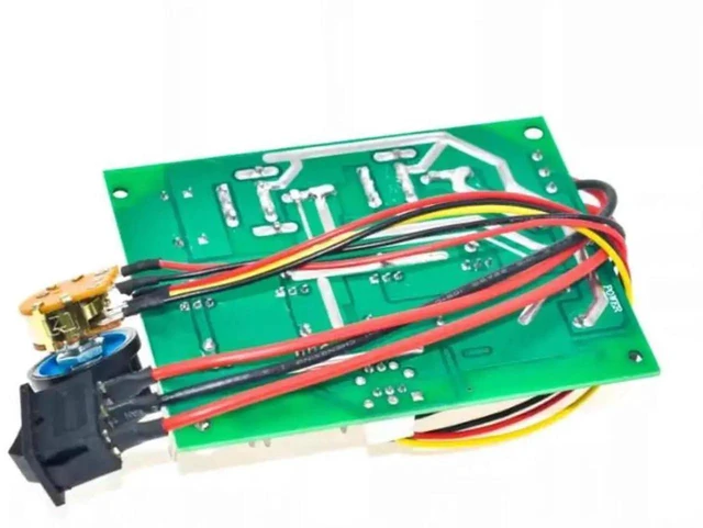 Alt view image 2 of 2 - AJMRTC 40A High Power Brushed DC Motor Speed Controller, DC 12V 24V 36V Forward Reverse Speed Regulator, PWM Motor Control Module for Reversible Brushed DC Motor Driving Projects
