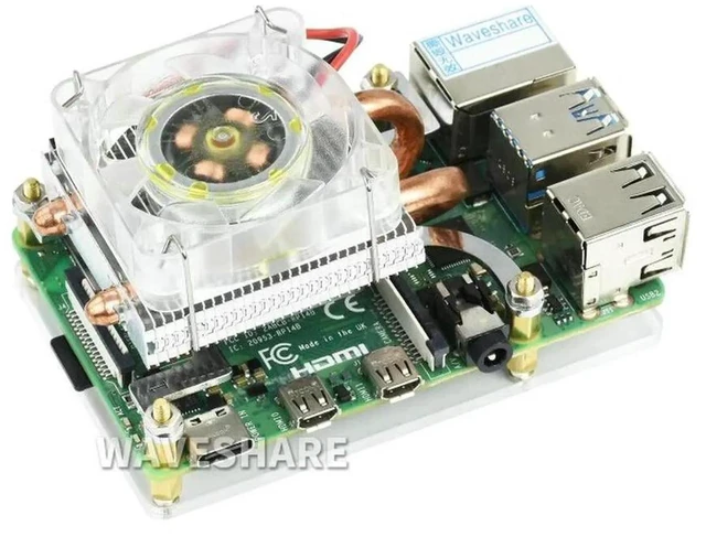Main image of AJMRTC LowProfile ICE Tower Cooling Fan for Raspberry Pi 4B 3B+ 3B, Super Heat Dissipation Compact Tower CPU Cooler, Silent Heatsink Fan for Raspberry Pi SingleBoard Computer Thermal Cooling