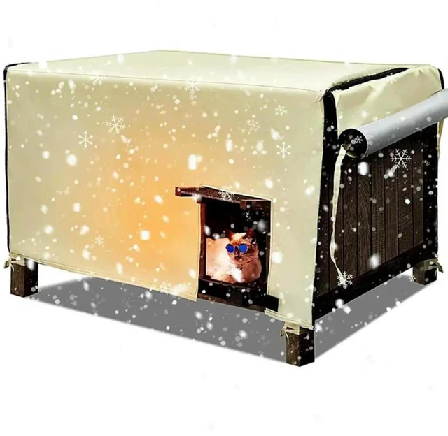 Alt view image 3 of 3 - AJMRTC Windproof Breathable Pet Kennel Cover for DoubleDoor Dog Crate, with RollUp Window, Fits Crate Size 35 x 22.5 x 19.7 Inches, HeavyDuty Protective Dog Cage Cover for Indoor Outdoor Use