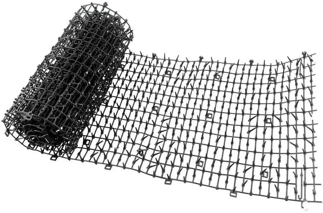 Alt view image 2 of 3 - AJMRTC Cat Dog Scat Mat, Polypropylene Plastic Pet Deterrent Mat, Humane AntiTouch AntiStepping Spike Mat for Indoor Outdoor Garden Couch Countertop Furniture Protection Pet Training Mat
