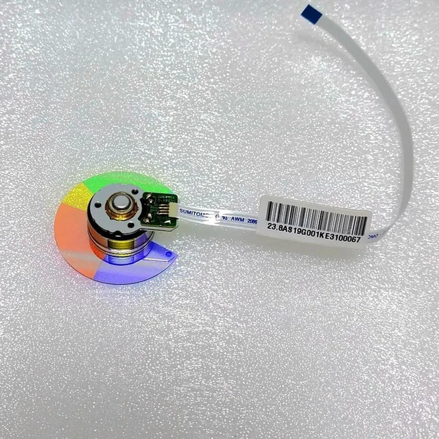 Alt view image 3 of 3 - AJMRTC 42mm Projector Color Wheel Replacement, DLP Optical Repair Spare Part Fit for H5360 X1160 D103 P1265 X1163 P1163 Projectors, Balanced Rotating Assembly for Projection Color Fault Fix