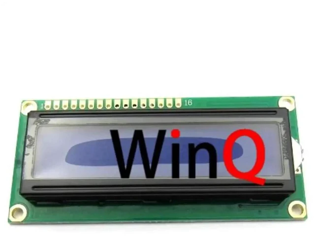 Main image of AJMRTC LCD1602 1602A5V LCD Display Module, Blue Screen with Backlight, Blue Background White Character LCD Screen, 16×2 Character Display Panel for Arduino MCU DIY Electronic Projects