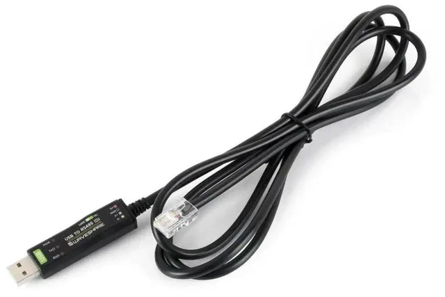 Alt view image 2 of 6 - AJMRTC Industrial Grade Isolated USB to RS485(D) Bidirectional Converter, 2M Cable Length, FT232RNL Chip, RJ45 Connector with T568B Pinout for Industrial Serial Communication Data Transmission