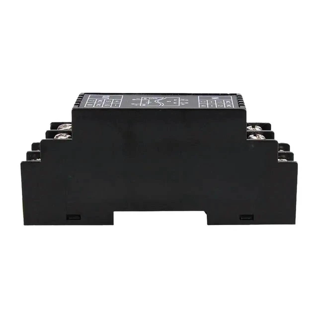 Alt view image 3 of 3 - AJMRTC Passive 420mA Current Loop Isolation Module, 0.2 FS Isolation Accuracy, DIN Rail Mount Design, 108mm Plastic Housing for Industrial Signal Isolation Transmitter Conversion Project