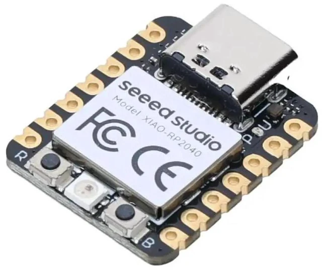 Main image of AJMRTC Seeed Studio XIAO RP2040 Development Board, Supports MicroPython & CircuitPython, Compact RP2040 Microcontroller Board for DIY Embedded Maker STEM Project