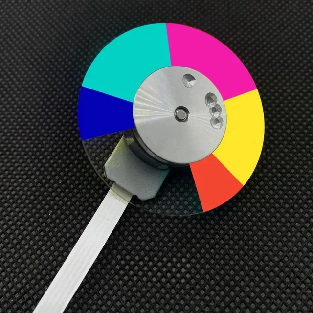 Main image of AJMRTC Replacement Projector Color Wheel Assembly, Fits MX518H MX505 MX505A MX507 MX515H MX518H DLP Projector, Repair Spare Part for Restoring Normal Color Image Output