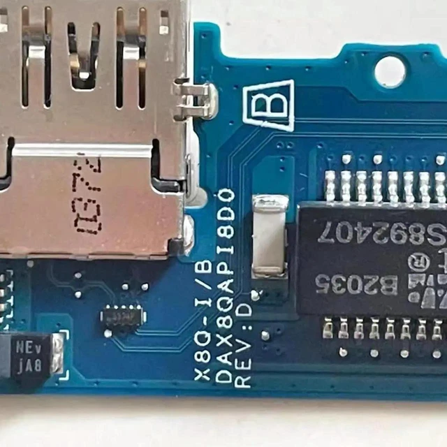 Alt view image 2 of 3 - AJMRTC DAX8QAPI8D0 DAX8QAPI8D1 I/O USB Port Board Replacement for ProBook 450 G8 Laptop, Fully Tested USB Interface Circuit Board Repair Spare Part