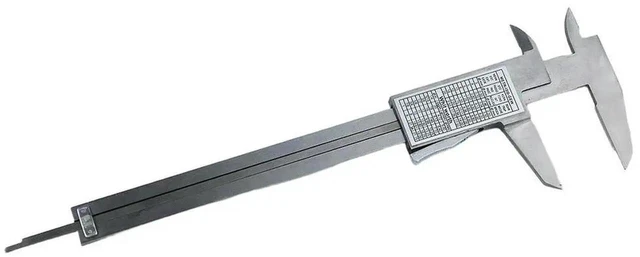 Alt view image 2 of 3 - AJMRTC 150mm Stainless Steel Vernier Caliper, 0.05mm Graduation Manual Measuring Tool, Precision Gauge for Electrical Panel Assembly, Mechanical Workshop & DIY Dimension Measurement