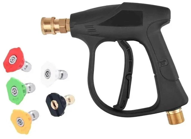 Alt view image 3 of 3 - AJMRTC Pressure Washer with Foam Pot & 5 QuickConnect Nozzle Tips, Adjustable Variable PSI Output Power Washer for MultiScenario Household TaskSpecific Surface Cleaning