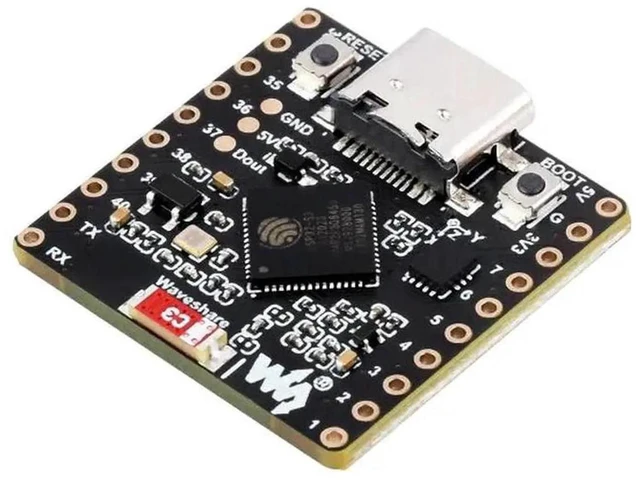 Main image of AJMRTC ESP32S3Matrix Development Board with Onboard 8×8 RGB LED Matrix & QMI8658 6Axis Sensor, WiFi Bluetooth LE Support for IoT Project, DIY Programmable Microcontroller Module