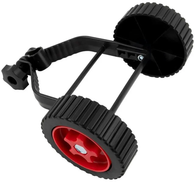 Alt view image 3 of 3 - AJMRTC Adjustable Replacement Support Wheels for String Trimmer, Fit Most StraightShaft Lawn Trimmers & Edgers, Auxiliary Wheel Lawn Yard Grass Cutting Repair Accessory
