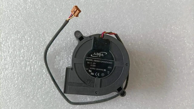 Main image of AJMRTC Projector Turbine Blower Cooling Fan AB06012HX250300, Replacement Centrifugal Fan for BPX5630, MS500, MS513P, MX701 Projector, Internal HeatDissipation Repair Spare Part