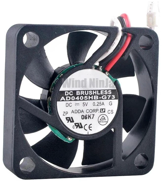 Main image of AD0405HBG73 40x40x10mm DC5V 0.25A 3Pin HighSpeed Axial Cooling Fan, 40mm Miniature Replacement Fan for Power Switch and Small Electronic Device Heat Dissipation