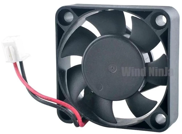 Main image of FD124010LB 40x40x10mm DC12V 0.055A 2Pin Dual Ball Bearing Cooling Fan, 40mm Mini Replacement Fan for MicroDevice, Power Supply and Compact Electronic Equipment Heat Dissipation
